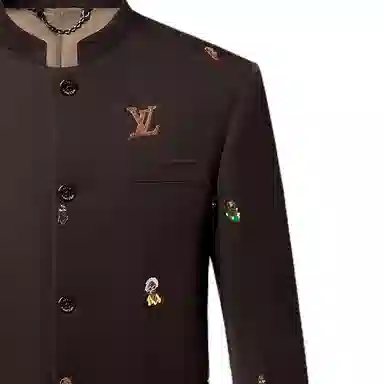 Louis Vuitton SS24 Embroidered Jacket Brown