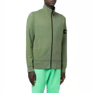 Stone Island FW22 Green High Neck Sweatshirt