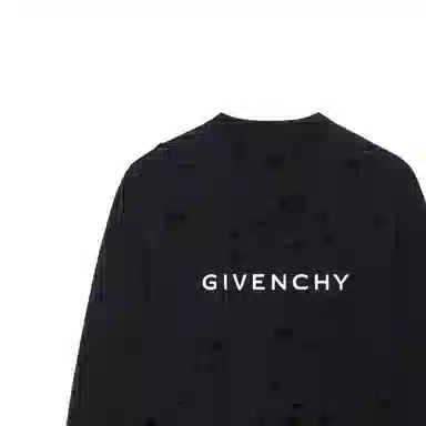 Givenchy SS23 Logo Print Sweatshirt Black