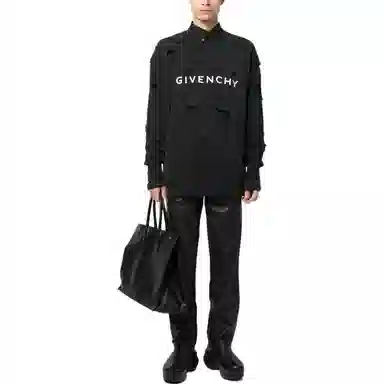 Givenchy SS23 Logo Print Sweatshirt Black