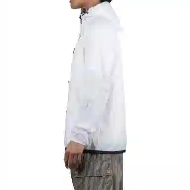 CDG Play x K-Way Zip Jacket White Logo