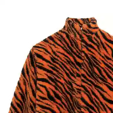 Balenciaga Tiger Fleece Jacket Orange