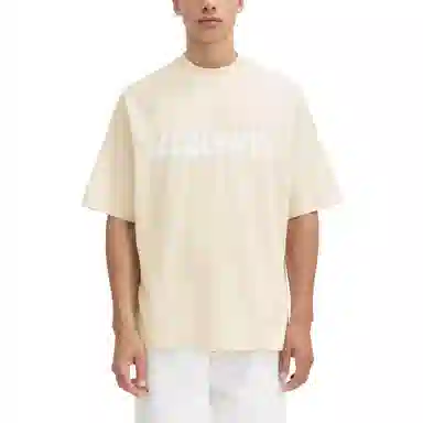 Jacquemus Raglan Logo T-Shirt Beige