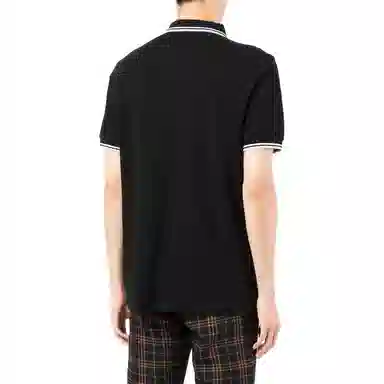 Fred Perry Logo Badge Polo Shirt Black