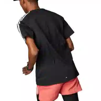 adidas Own The Run 3-Stripes Tee