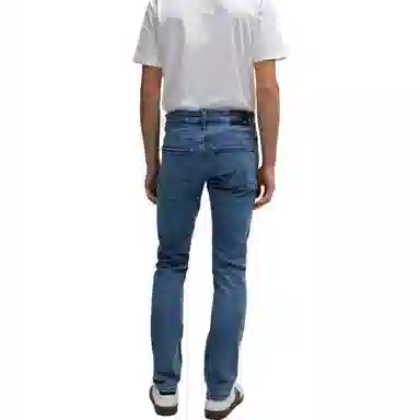 HUGO BOSS Slim-Fit Jeans In Blue Super-Stretch Denim