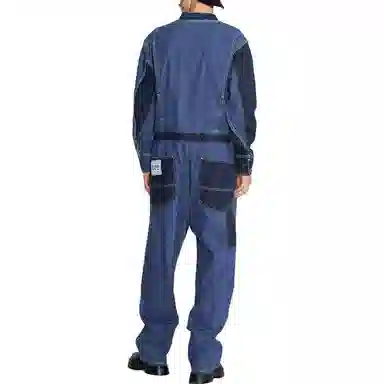 Lee Denim Jumpsuit Blue
