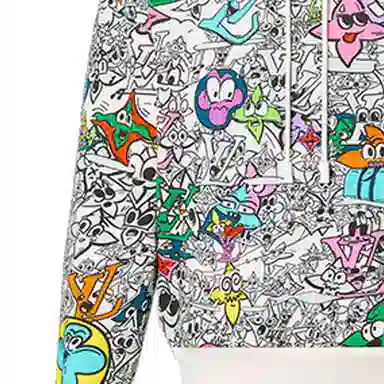 Louis Vuitton SS23 Graphic Hoodie White