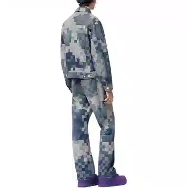 Louis Vuitton SS24 Jacquard Check Jeans