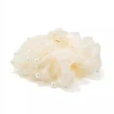 如花梦 双面网纱大号蝴蝶结发饰发夹 云朵泡泡后脑勺鲨鱼夹 高级感优雅轻奢盘发抓夹 女款