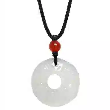 阿梵尼 弥勒佛 观音 叶子 平安扣本命守护佛祖编绳 玉髓 吊坠 男女同款情侣款