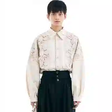 VALLEYOUTH Vintage Hollow Out Shirt