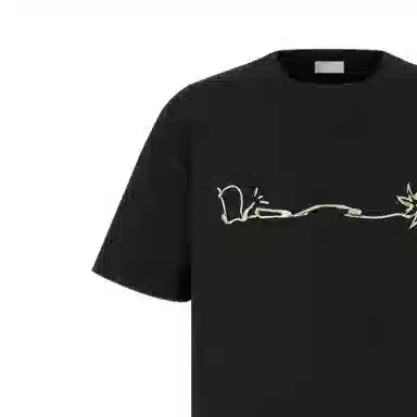Dior x Travis Scott FW22 Black T-Shirt