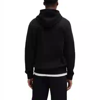 HUGO BOSS Cotton-Terry Hoodie With Logo Patch Logo