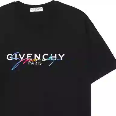 Givenchy Handwritten Logo T-Shirt Black