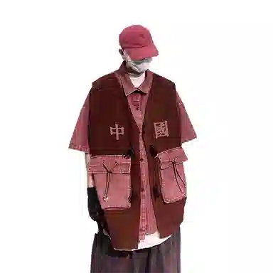 UUCSCC Vintage Denim Shirt Red