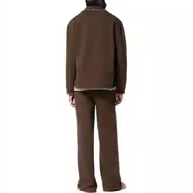 LOUIS VUITTON x Tyler SS24 Embroidered Jacket Chocolate