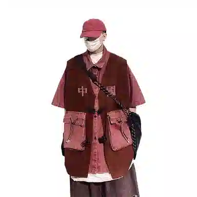 UUCSCC Vintage Denim Shirt Red