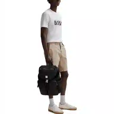 HUGO BOSS Cotton-Jersey T-Shirt With Logo In Signature Colors T