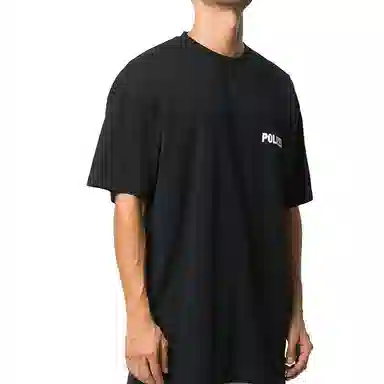 Vetements Logo Print T-Shirt Black