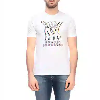 Armani Exchange AX Graphic T-Shirt White