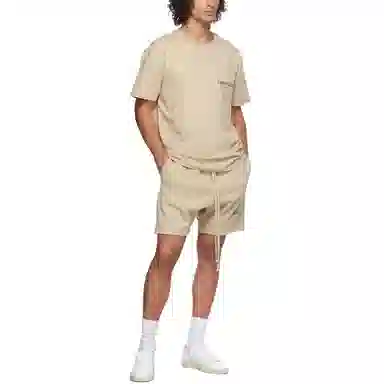 Fear of God Essentials Beige Shorts