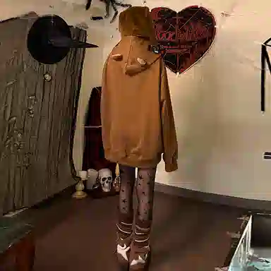 KAKAZZY Bear Hoodie Full Zip