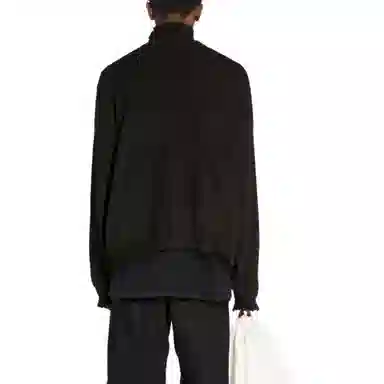 Balenciaga FW22 Logo Turtleneck Black