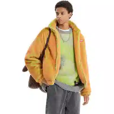 SPRAYGROUND Shark Gradient Letter Fleece Jacket