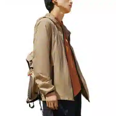 特步 轻薄透气舒适 防紫外线防晒服 男款 风滚草