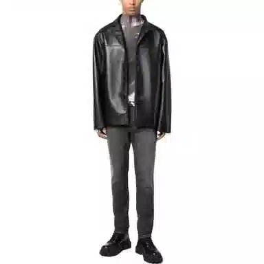 DIESEL FW22 Straight High Waist Jeans Gray