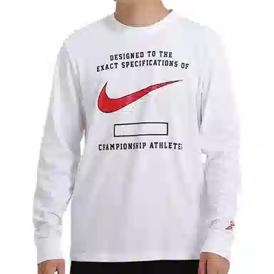 Nike Sportswear Long Sleeve Tee White
