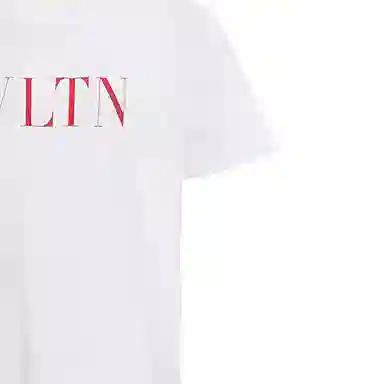 Valentino Letter Print T-Shirt White