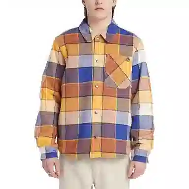 Timberland Organic Cotton Fleece-Lined Overshirt