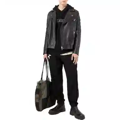 Yohji Yamamoto Logo Print Hoodie