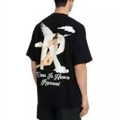 Represent SS23 Black Tee