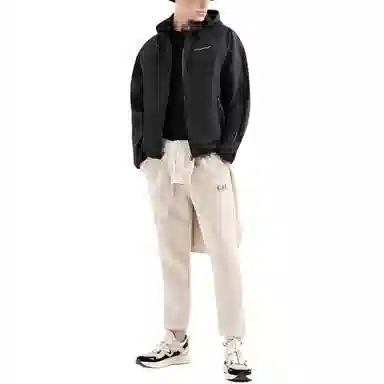 Emporio Armani EA7 SS24 Hoodie Jacket Black
