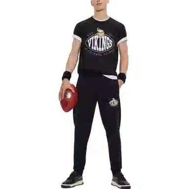 HUGO BOSS x NFL Stretch-Cotton T-Shirt With Collaborative Branding T
