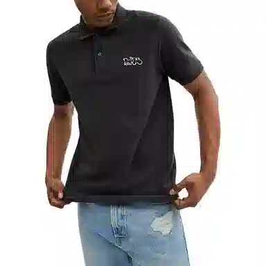 COACH SS24 Carriage Polo Shirt Black