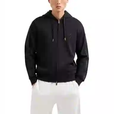 Armani Exchange AE FW24 Hoodie Black