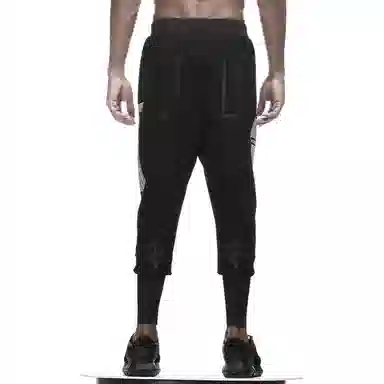 NORVINCY Elastic Cuff Harem Pants