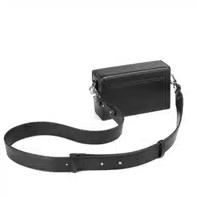 Kurotaya Square Lock Mini Bag Black