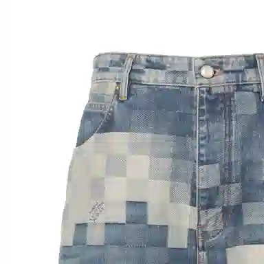 Louis Vuitton SS24 Jacquard Check Jeans