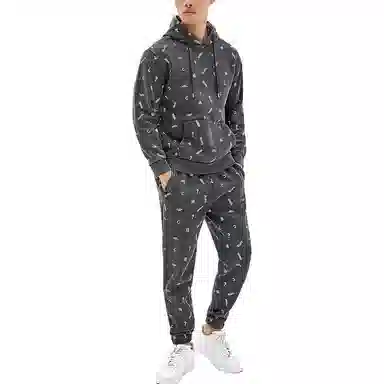 CLOT x GUESS Logo Hoodie Black