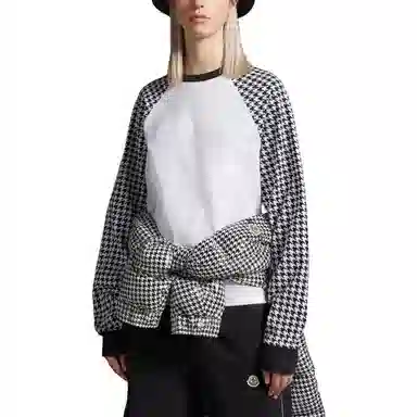 Moncler x Fragment Design SS23 Logo Long Sleeve T-Shirt White