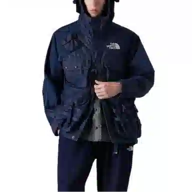 The North Face UE Denim Hooded Jacket Navy