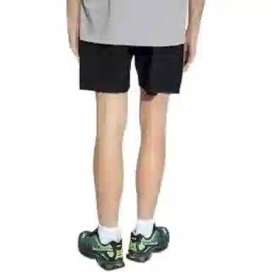 Stone Island Metal Nylon Logo Shorts Black