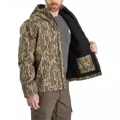 Carhartt 105477 SUPER DUX SHERPA-LINED CAMO ACTIVE JACKET 2 RELAXED FIT Mossy Oak Bottomland Camo