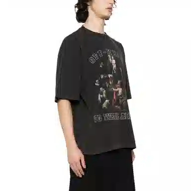 OFF-WHITE Logo Crewneck T-Shirt Black