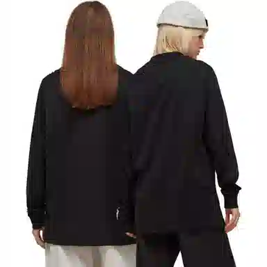 Y-3 Long Sleeve Logo Tee Black